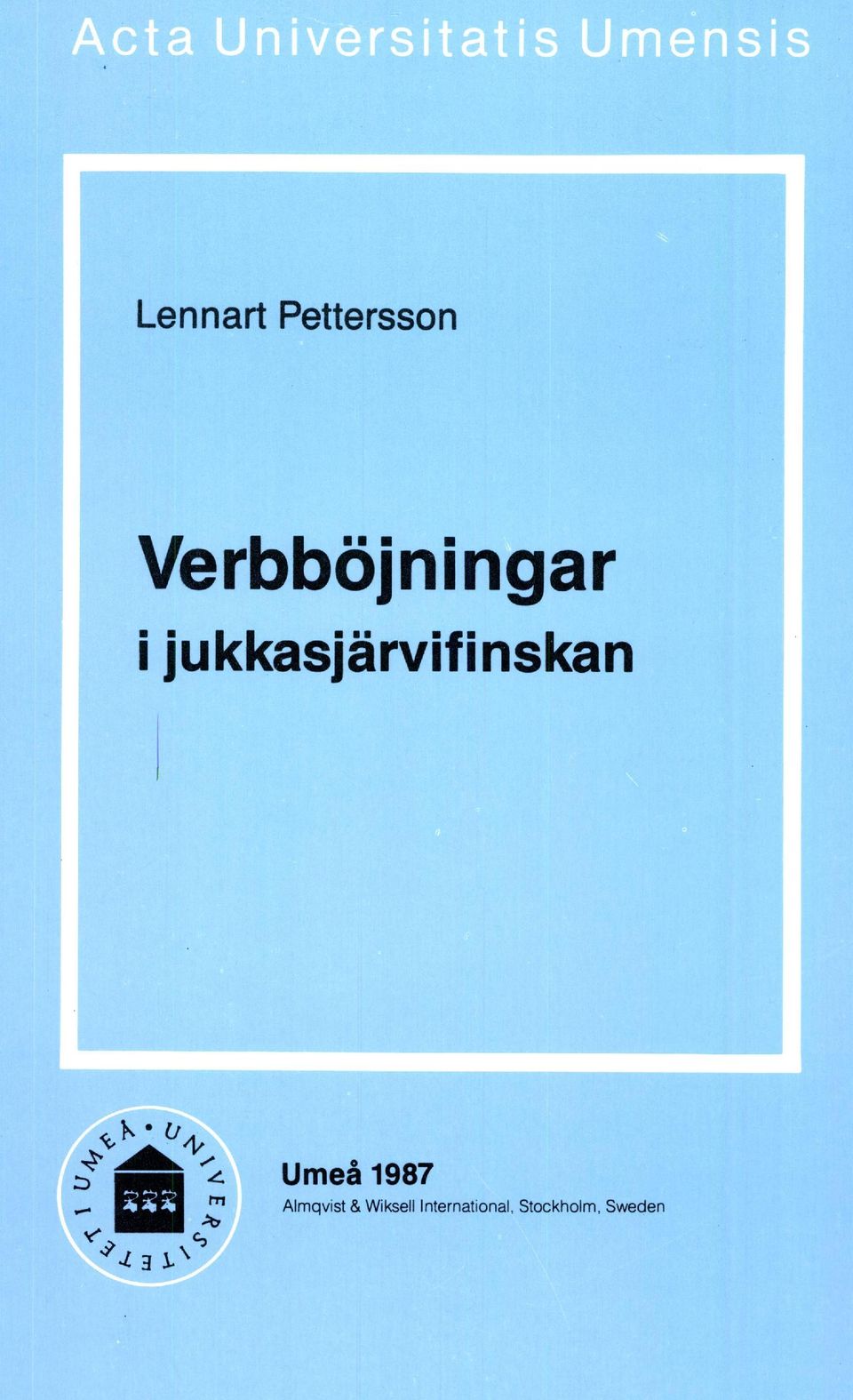 jukkasjärvifinskan Umeå 1987