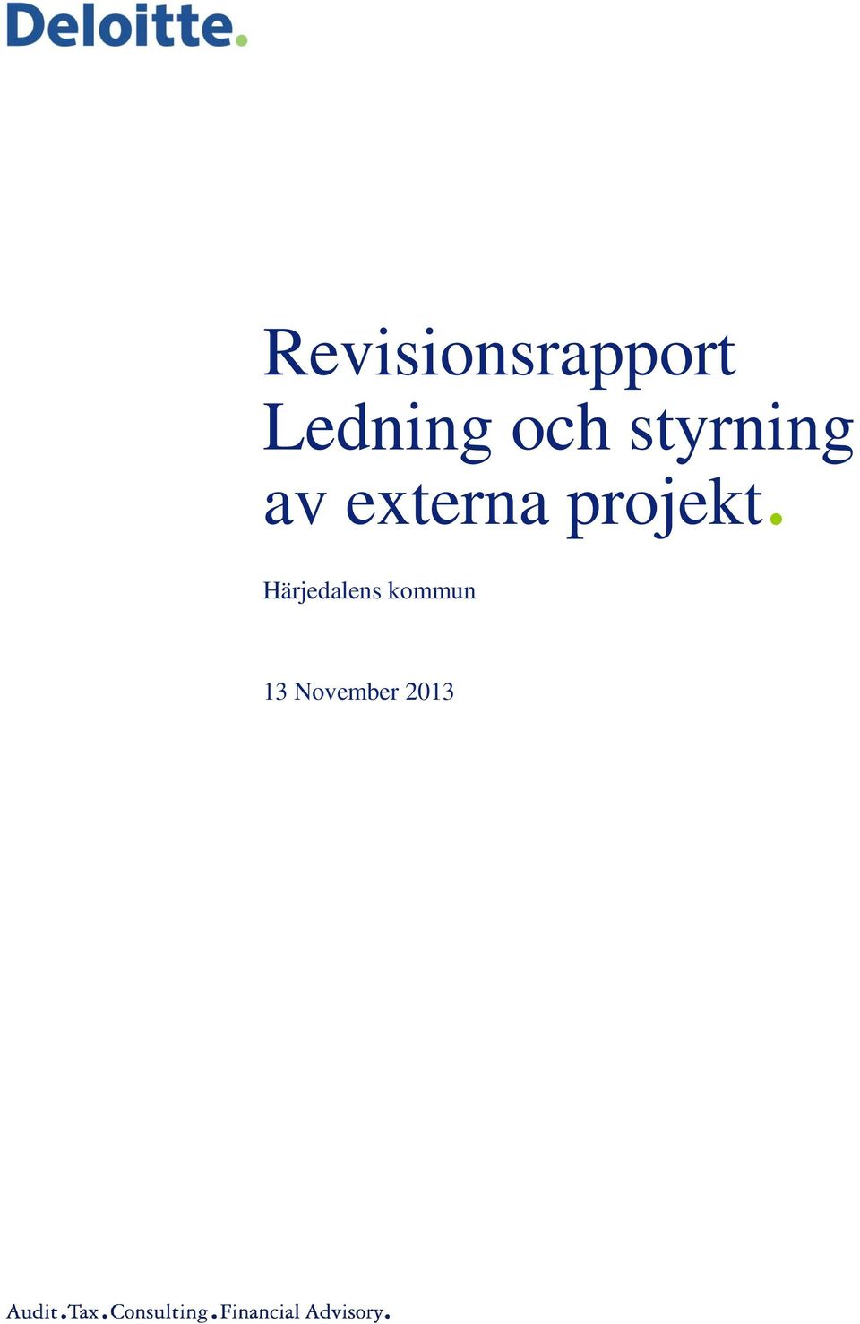 externa projekt.