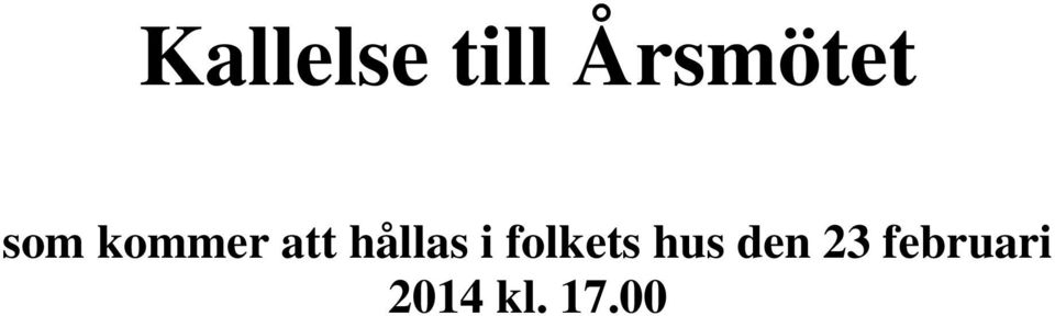 i folkets hus den 23