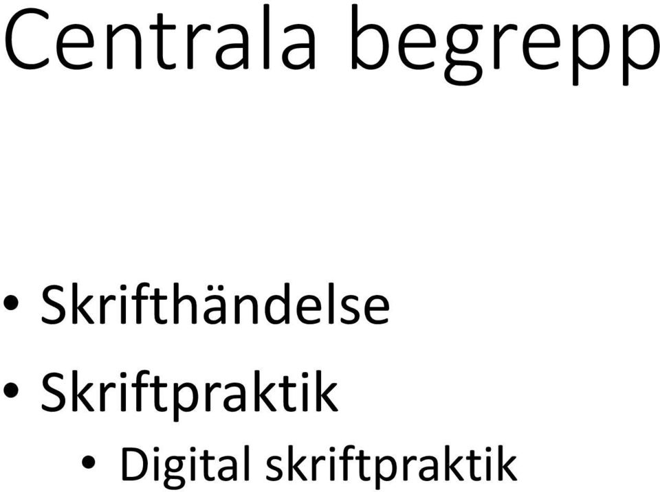 Skriftpraktik