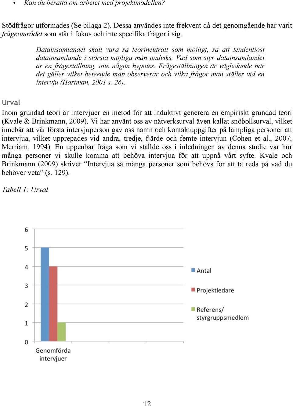 Datainsamlandet skall vara så teorineutralt som möjligt, så att tendentiöst datainsamlande i största möjliga mån undviks. Vad som styr datainsamlandet är en frågeställning, inte någon hypotes.