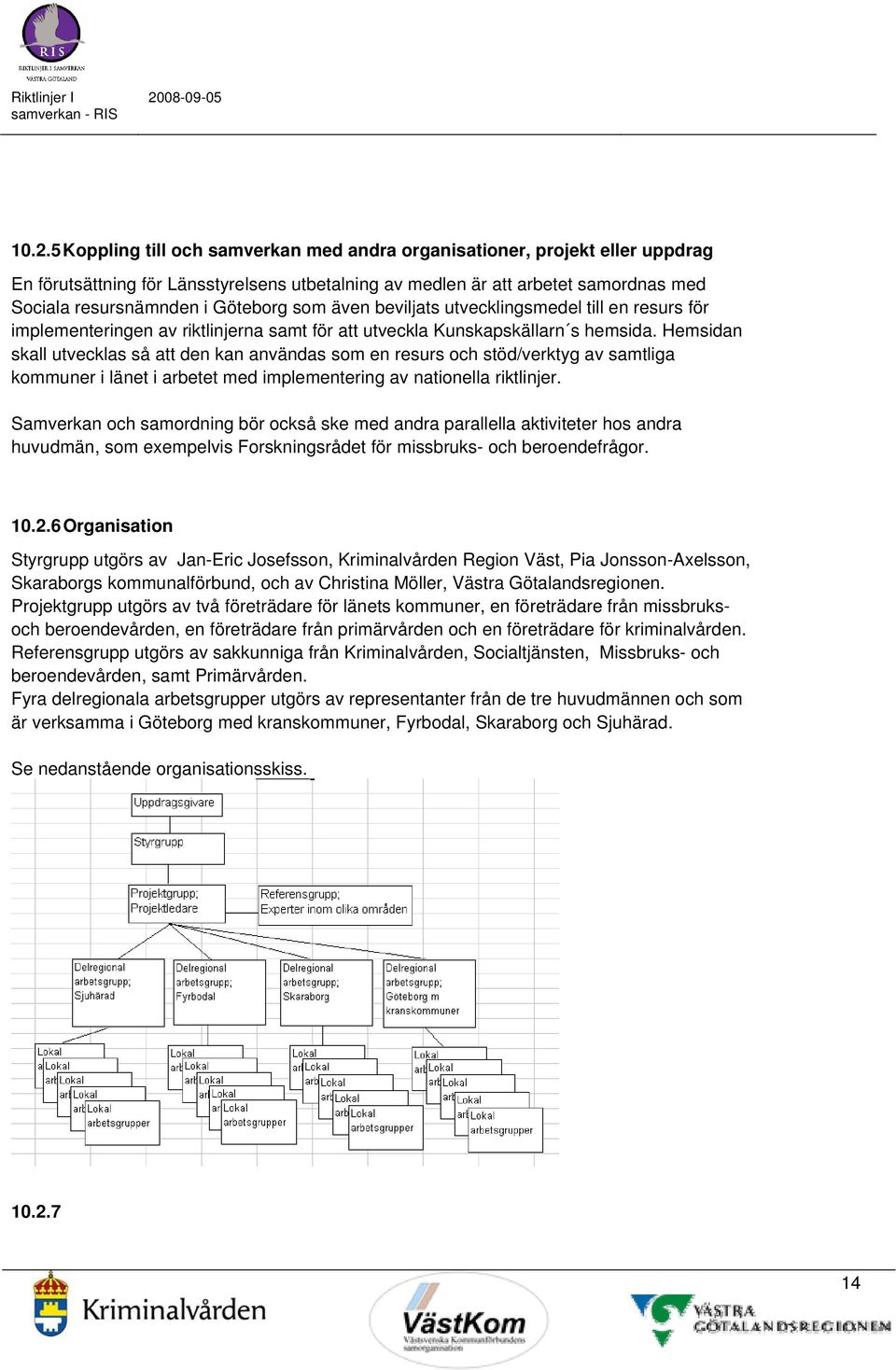 Hemsidan skall utvecklas så att den kan användas som en resurs och stöd/verktyg av samtliga kommuner i länet i arbetet med implementering av nationella riktlinjer.