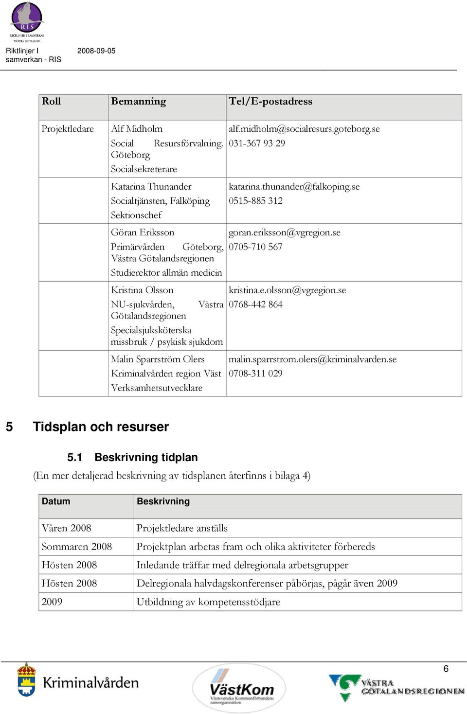 NU-sjukvården, Västra Götalandsregionen Specialsjuksköterska missbruk / psykisk sjukdom Malin Sparrström Olers Kriminalvården region Väst Verksamhetsutvecklare alf.midholm@socialresurs.goteborg.