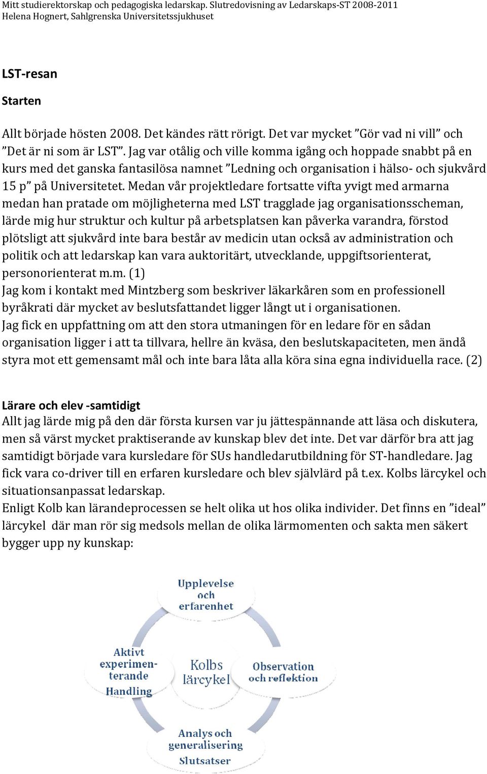 Medan vår projektledare fortsatte vifta yvigt med armarna medan han pratade om möjligheterna med LST tragglade jag organisationsscheman, lärde mig hur struktur och kultur på arbetsplatsen kan påverka