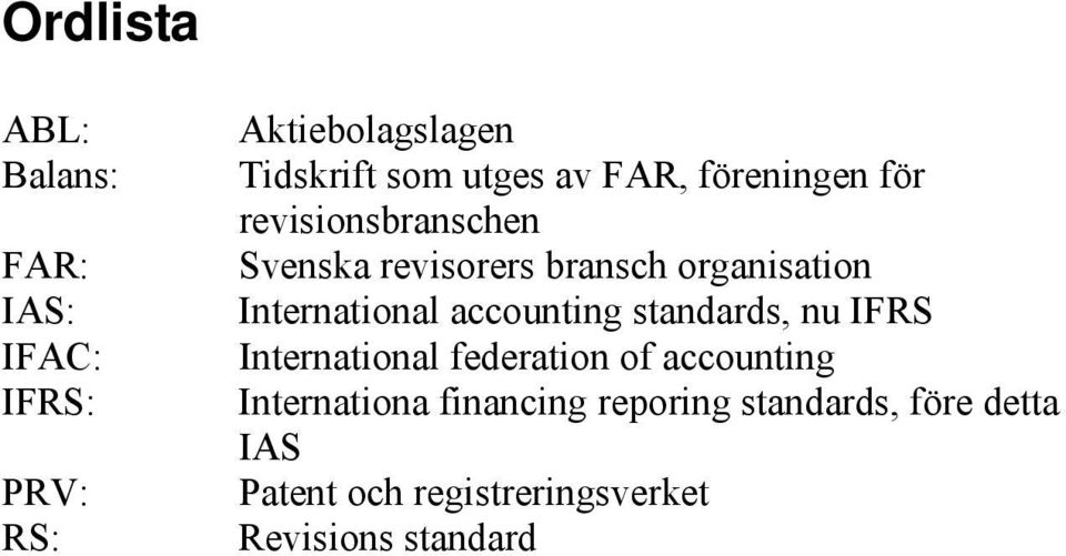 International accounting standards, nu IFRS International federation of accounting