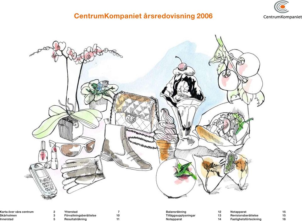 11 Balansräkning 12 Tilläggsupplysningar 13 Notapparat