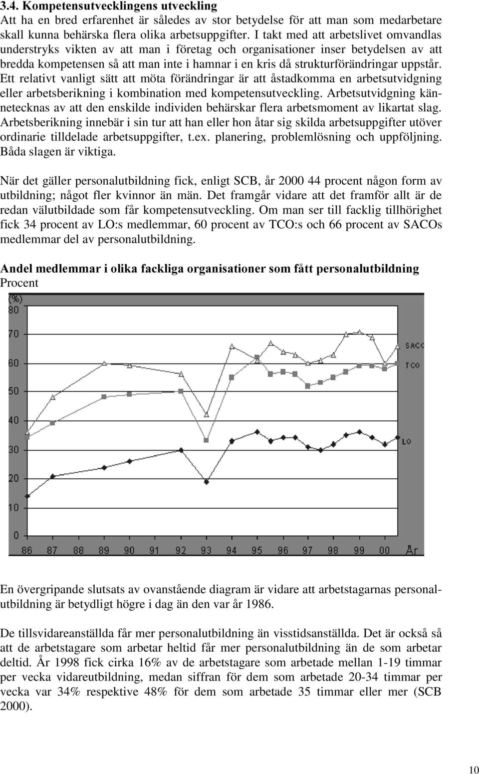 uppstår. Ett relativt vanligt sätt att möta förändringar är att åstadkomma en arbetsutvidgning eller arbetsberikning i kombination med kompetensutveckling.