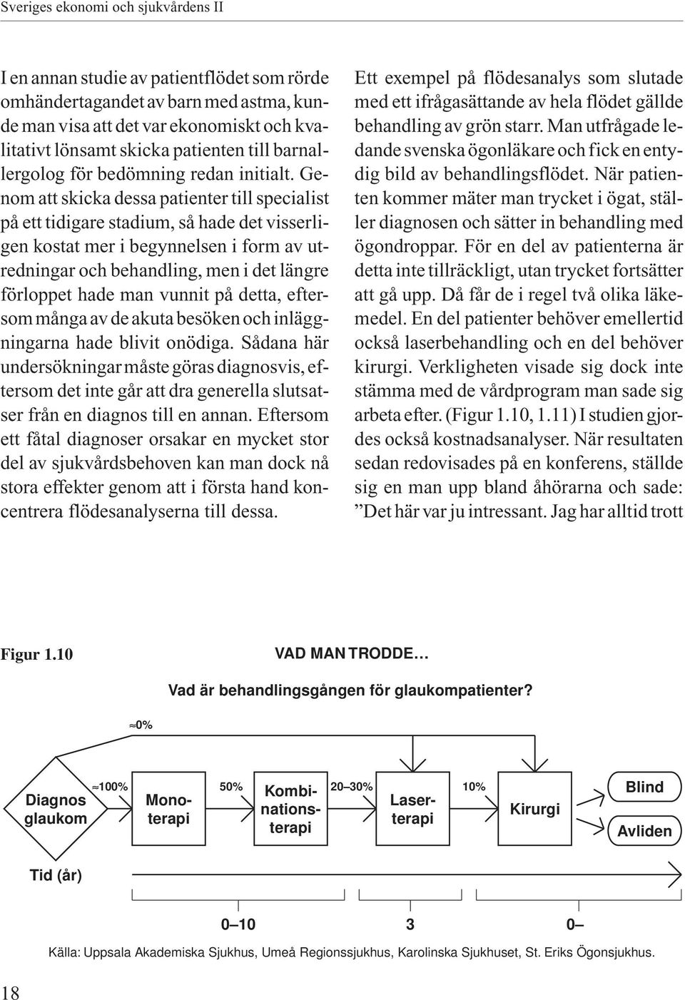 Genom att skicka dessa patienter till specialist på ett tidigare stadium, så hade det visserligen kostat mer i begynnelsen i form av utredningar och behandling, men i det längre förloppet hade man