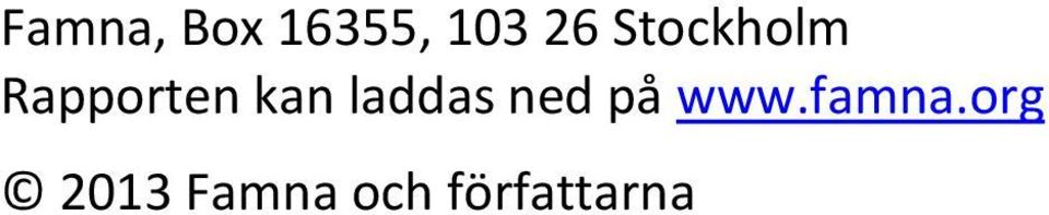 laddas ned på www.famna.