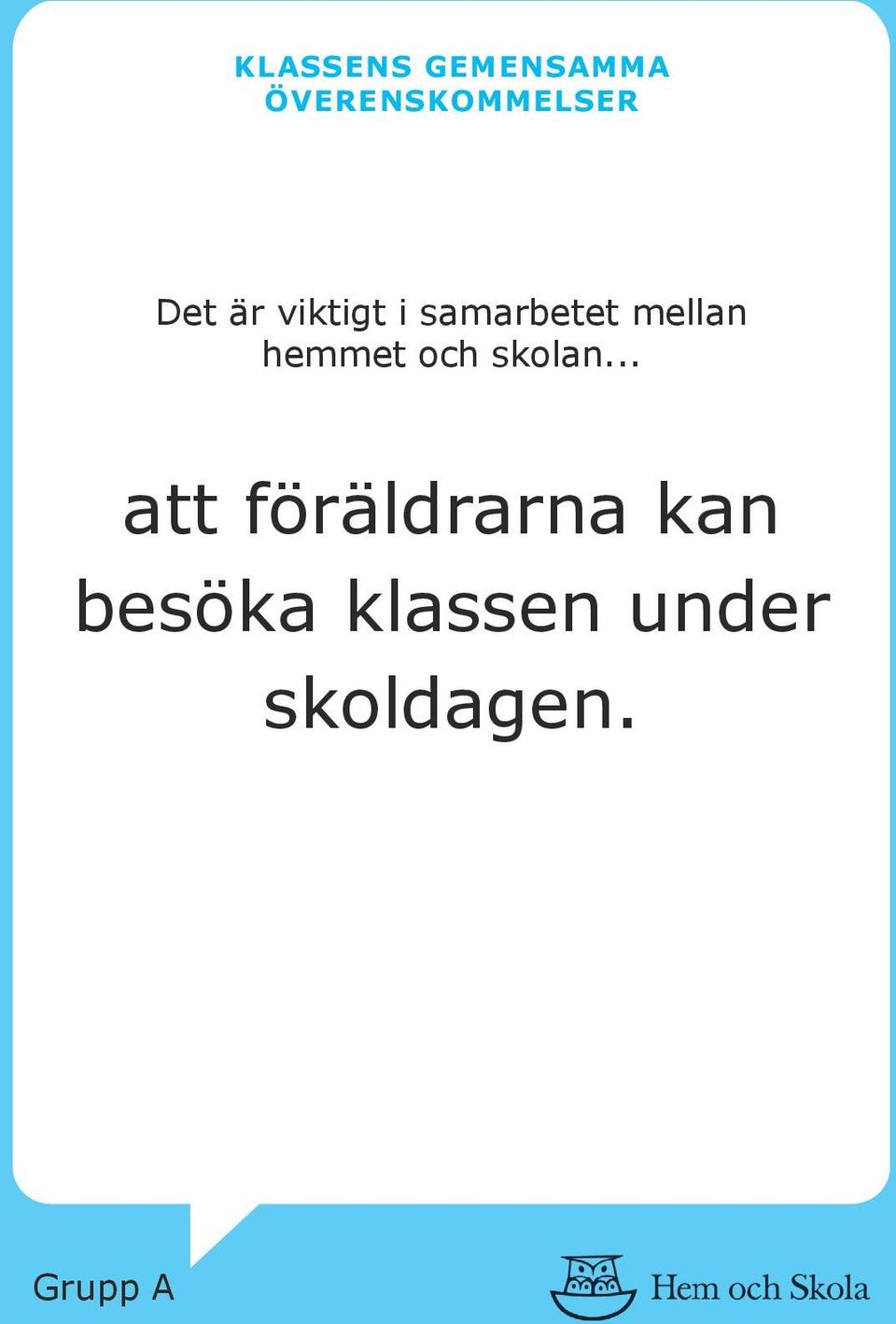 föräldrarna kan