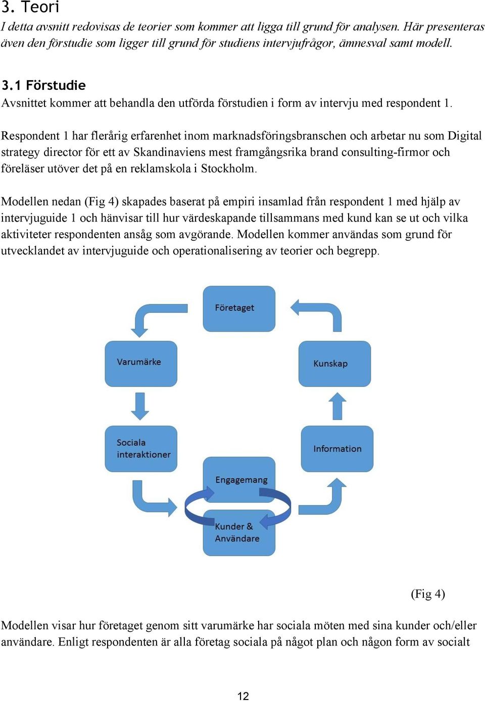 Respondent 1 har flerårig erfarenhet inom marknadsföringsbranschen och arbetar nu som Digital strategy director för ett av Skandinaviens mest framgångsrika brand consulting-firmor och föreläser