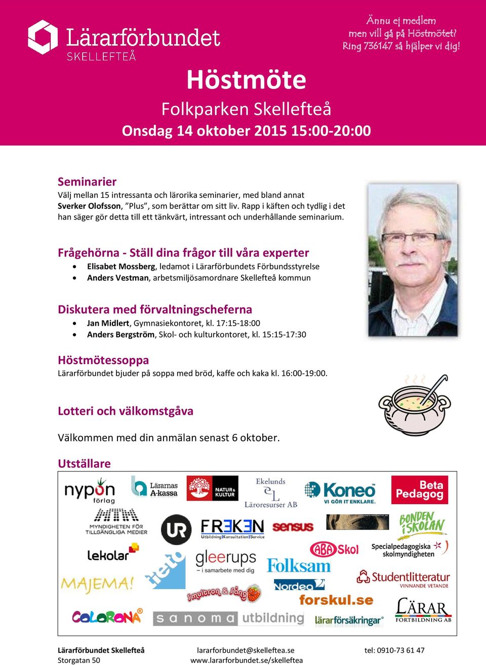 Rapp i käften och tydlig i det han säger gör detta till ett tänkvärt, intressant och underhållande seminarium.