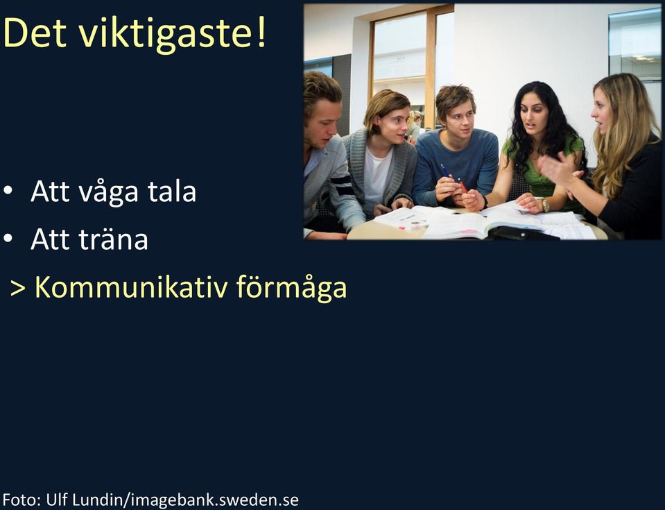 > Kommunikativ förmåga