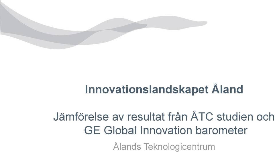 studien och GE Global