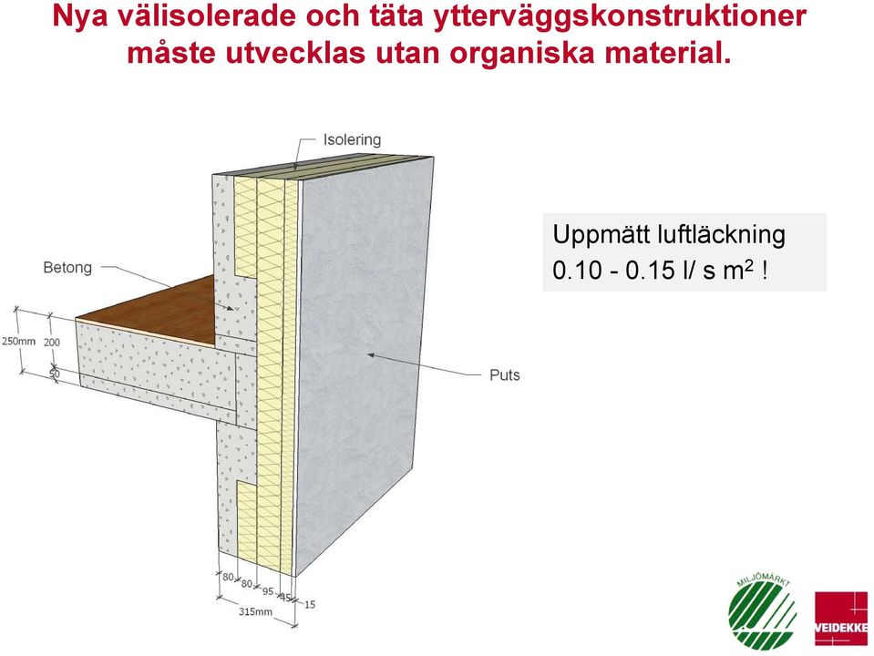 utvecklas utan organiska