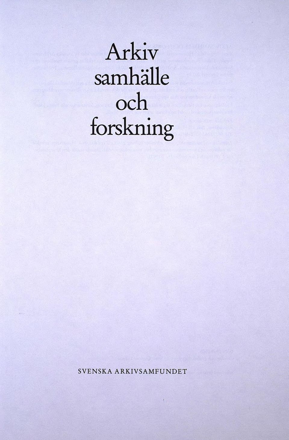 forskning