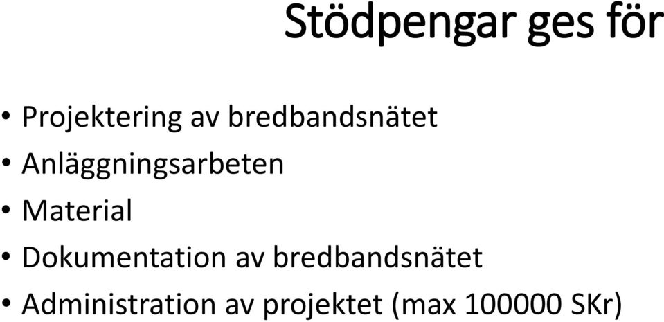 Material Dokumentation av