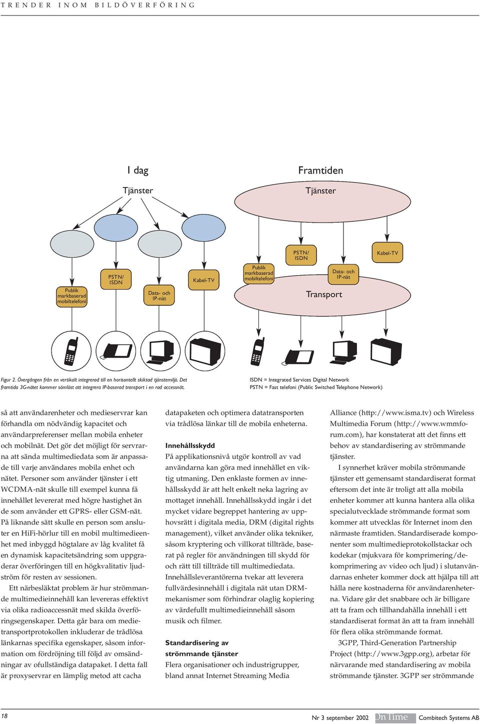 ISDN = Integrated Services Digital Network PSTN = Fast telefoni (Public Switched Telephone Network) så att användarenheter och medieservrar kan förhandla om nödvändig kapacitet och