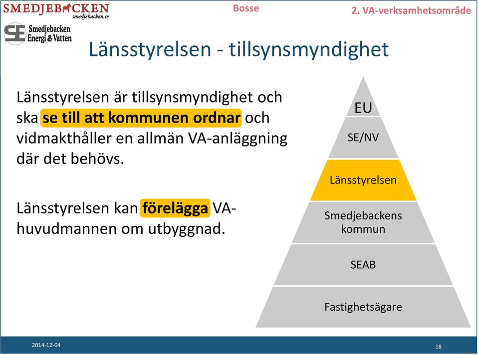 tillsynsmyndighet och ska se till att kommunen ordnar och vidmakthåller en allmän