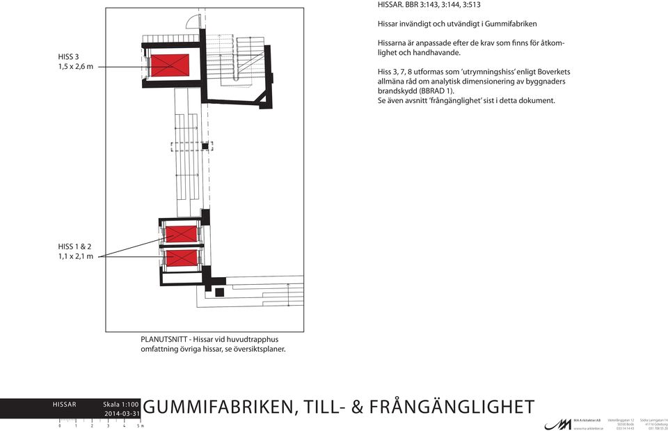 som finns för åtkomlighet och handhavande.