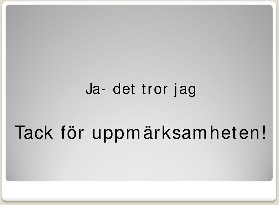 Tack för