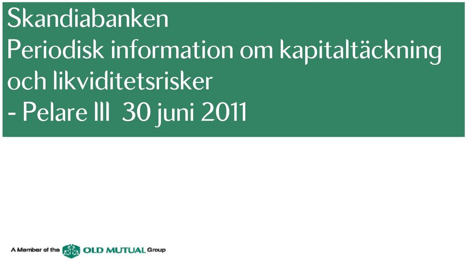 kapitaltäckning och