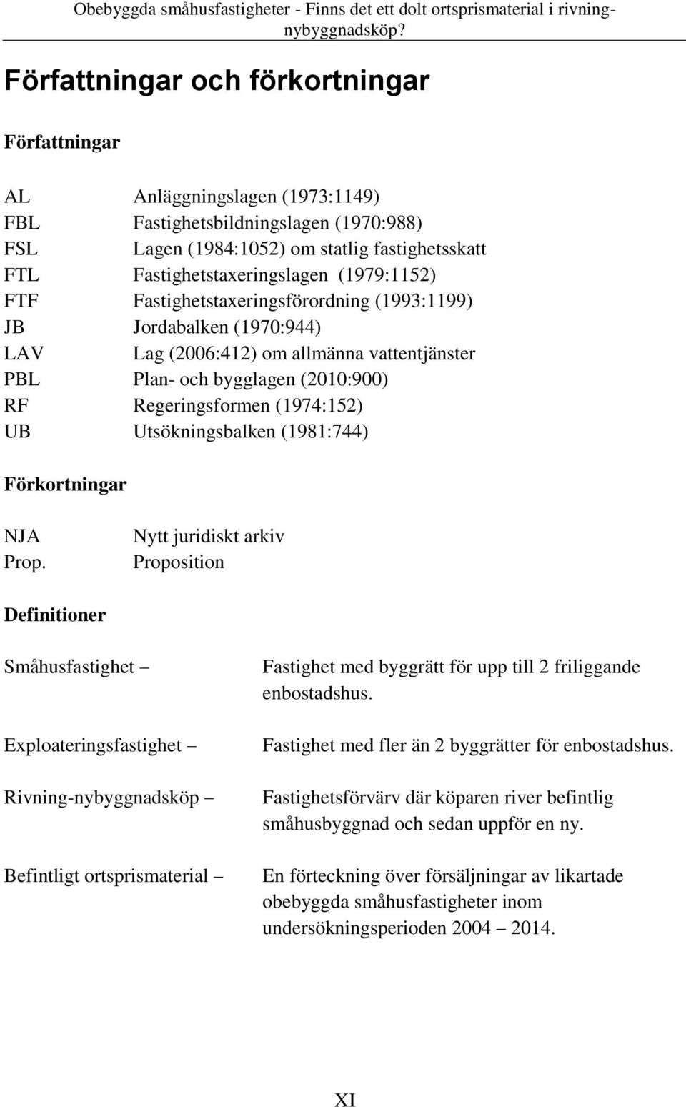 Utsökningsbalken (1981:744) Förkortningar NJA Prop.