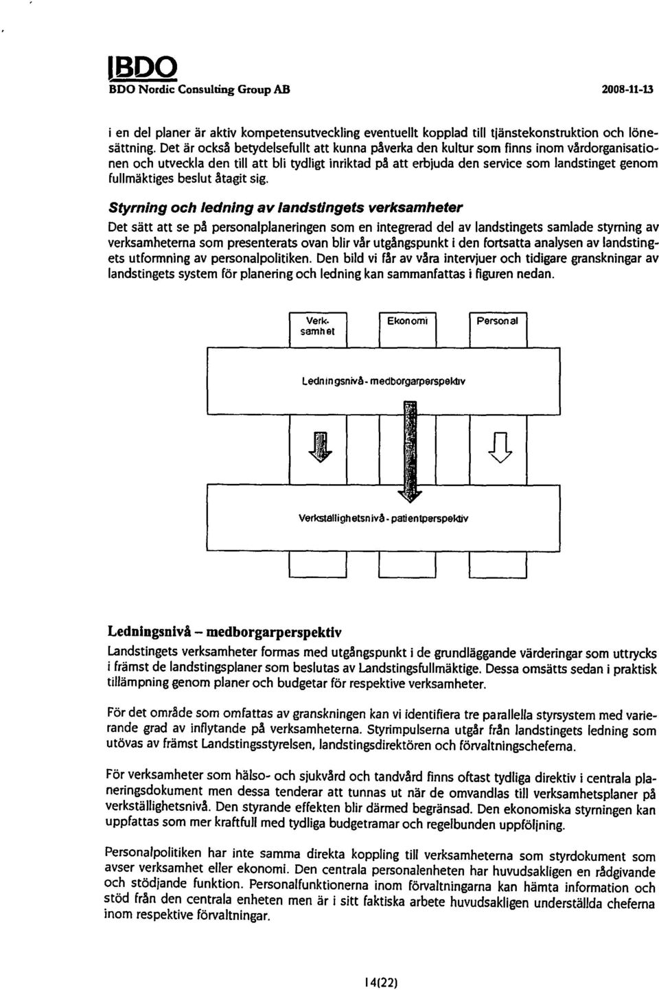 beslut åtagit sig.