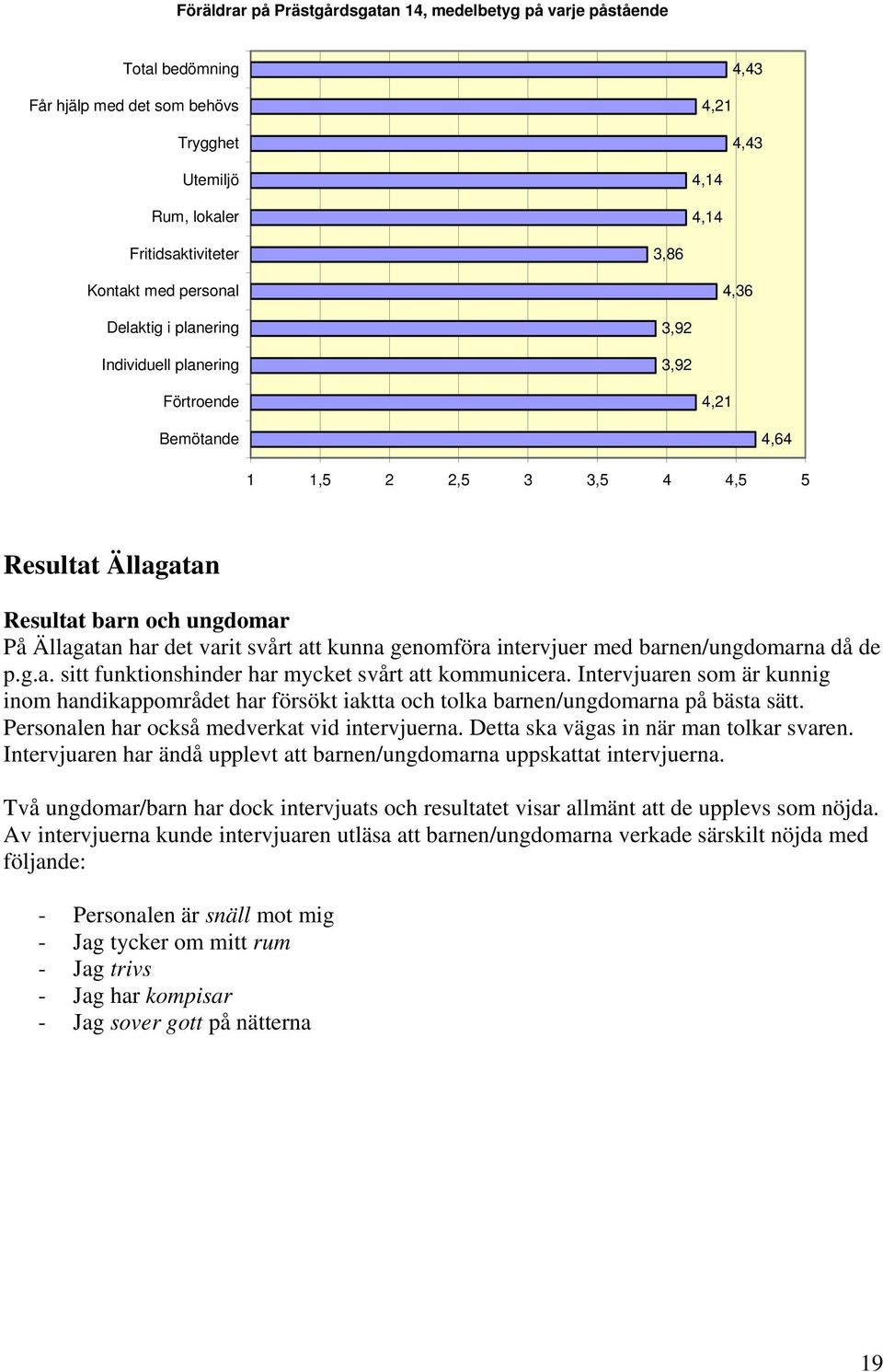 att kunna genomföra intervjuer med barnen/ungdomarna då de p.g.a. sitt funktionshinder har mycket svårt att kommunicera.