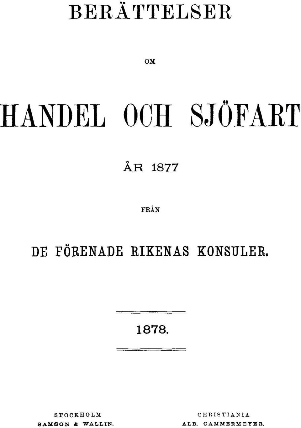 KONSULER. 1878.