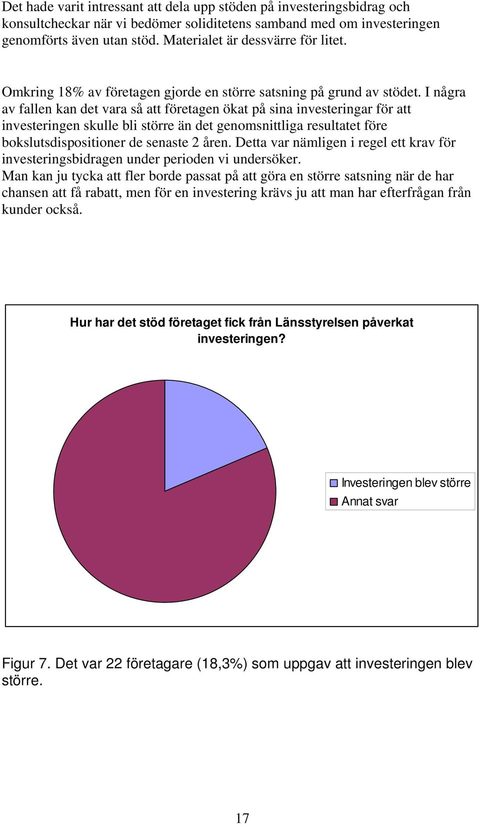 I några av fallen kan det vara så att företagen ökat på sina investeringar för att investeringen skulle bli större än det genomsnittliga resultatet före bokslutsdispositioner de senaste 2 åren.