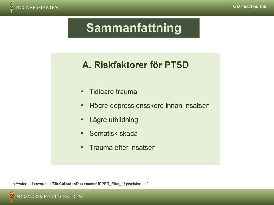 depressionsskore innan insatsen Lägre utbildning