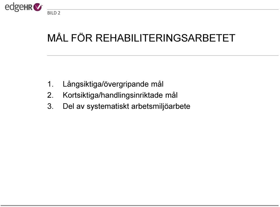 Långsiktiga/övergripande mål 2.