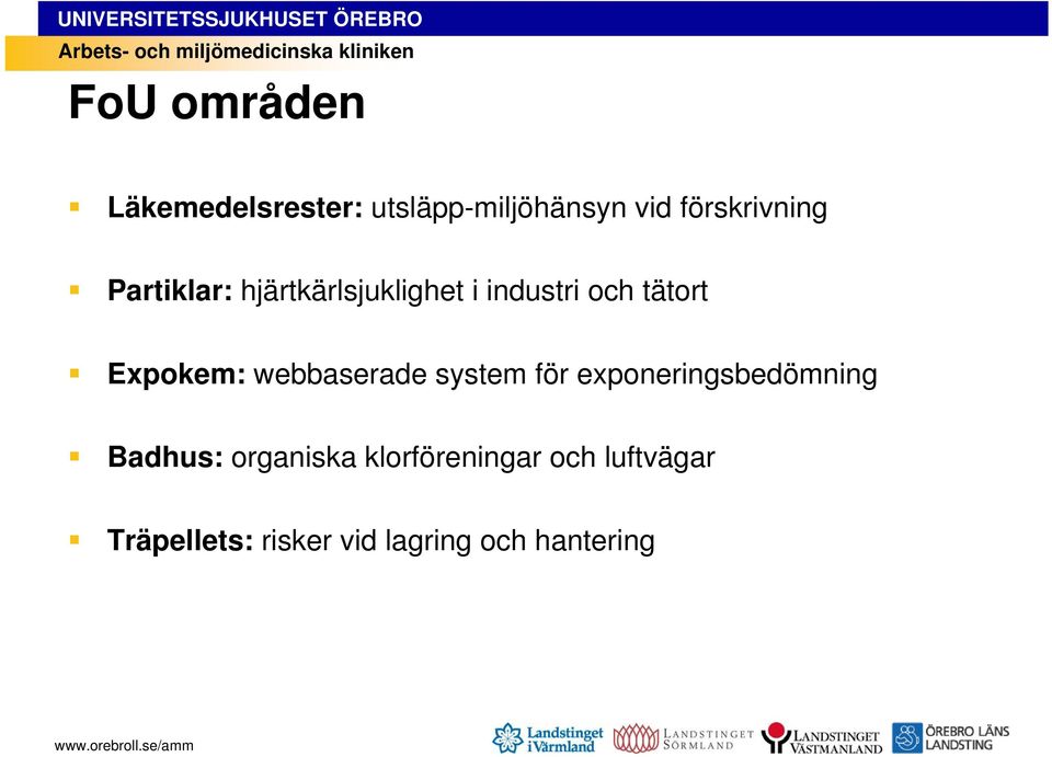 Expokem: webbaserade system för exponeringsbedömning Badhus: