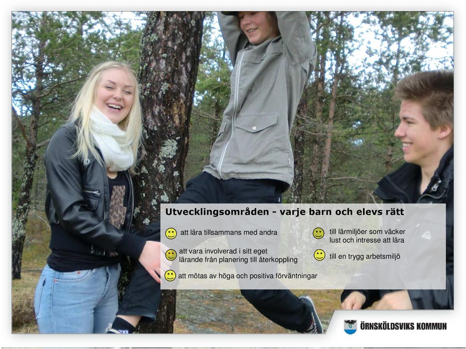 till återkoppling till lärmiljöer som väcker lust och intresse att