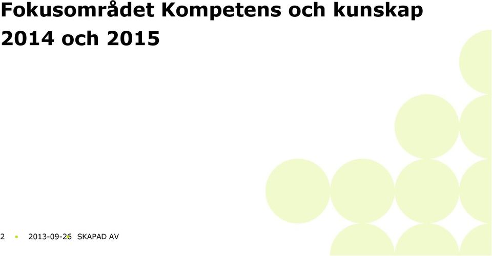 kunskap 2014 och