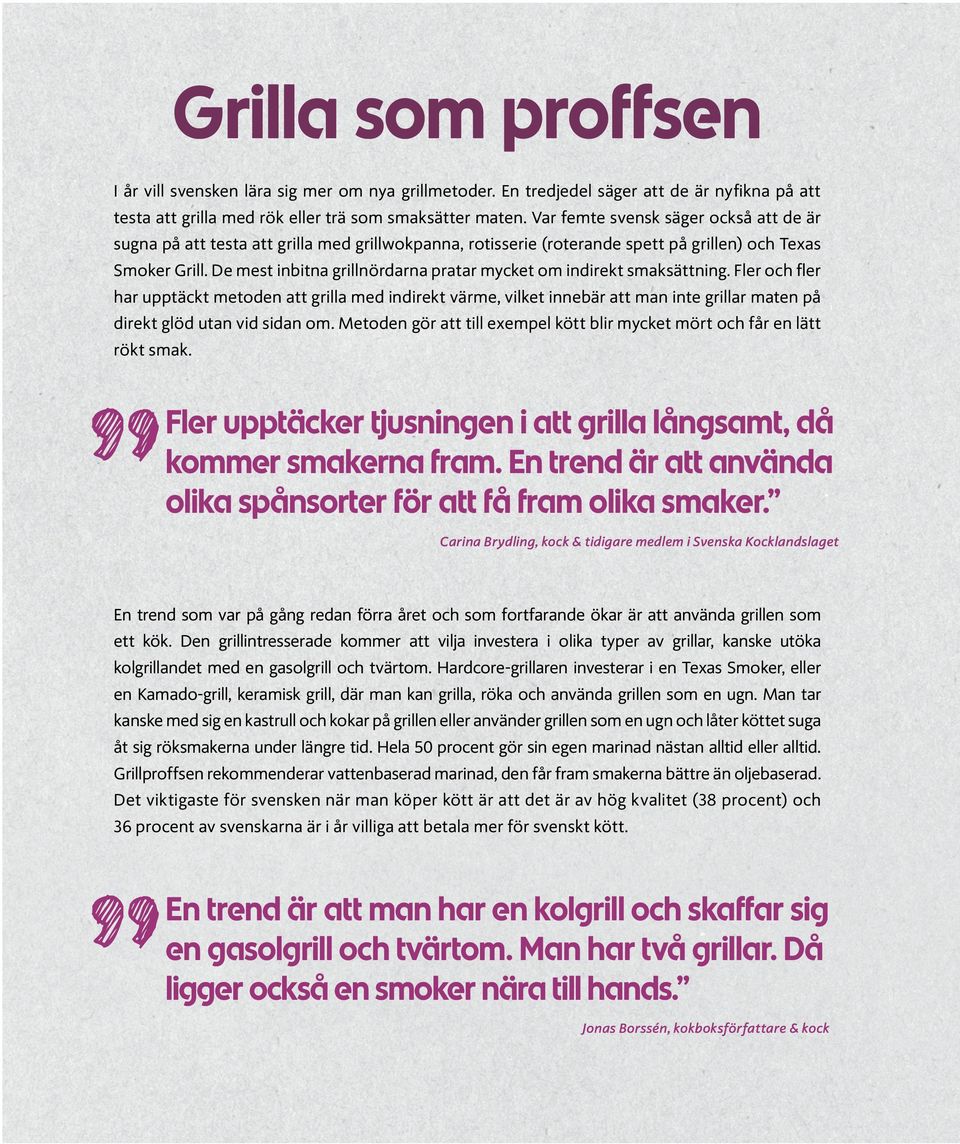 De mest inbitna grillnördarna pratar mycket om indirekt smaksättning.