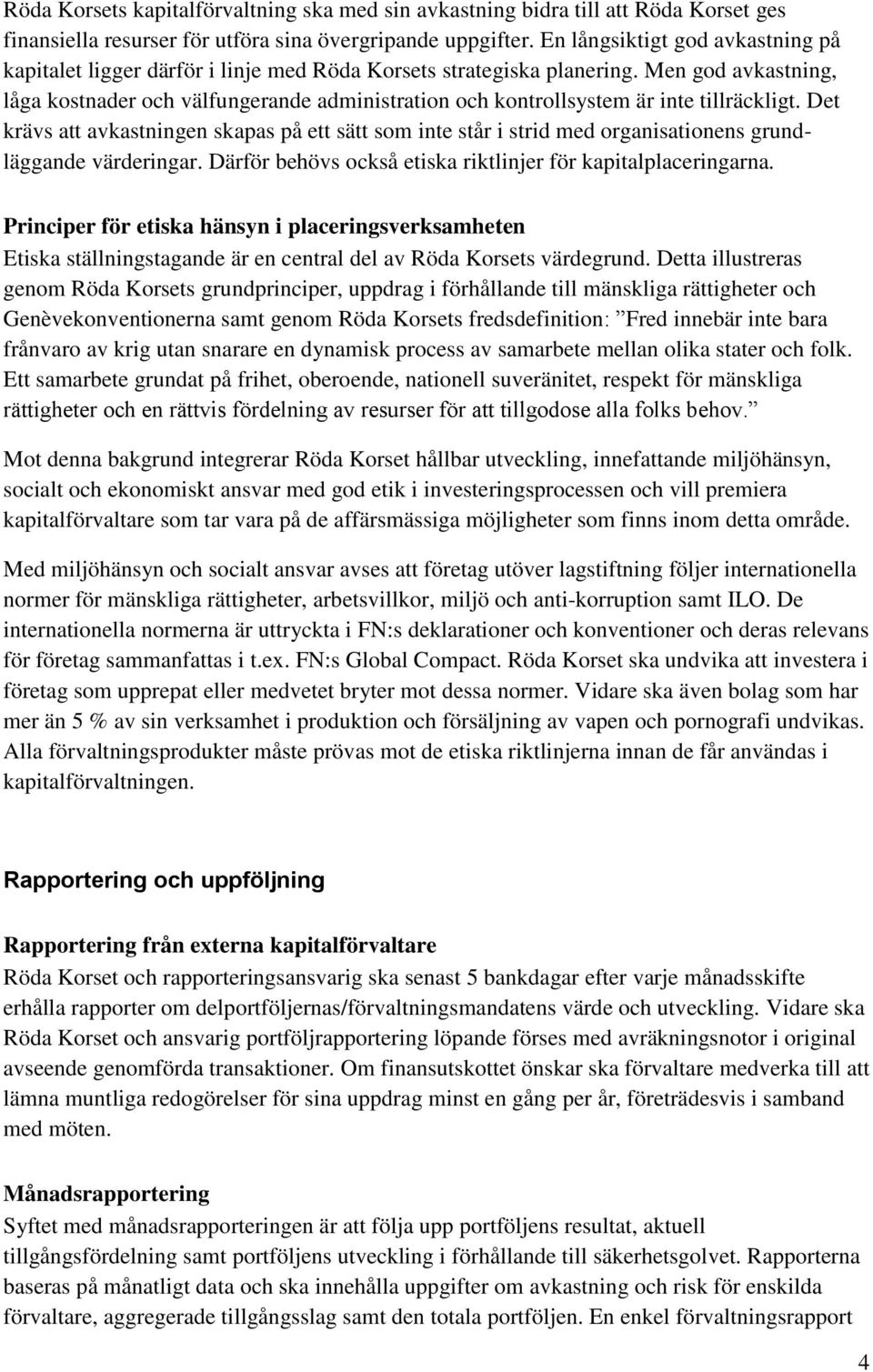 Placeringspolicy. Svenska Röda Korset utdrag - PDF Free Download