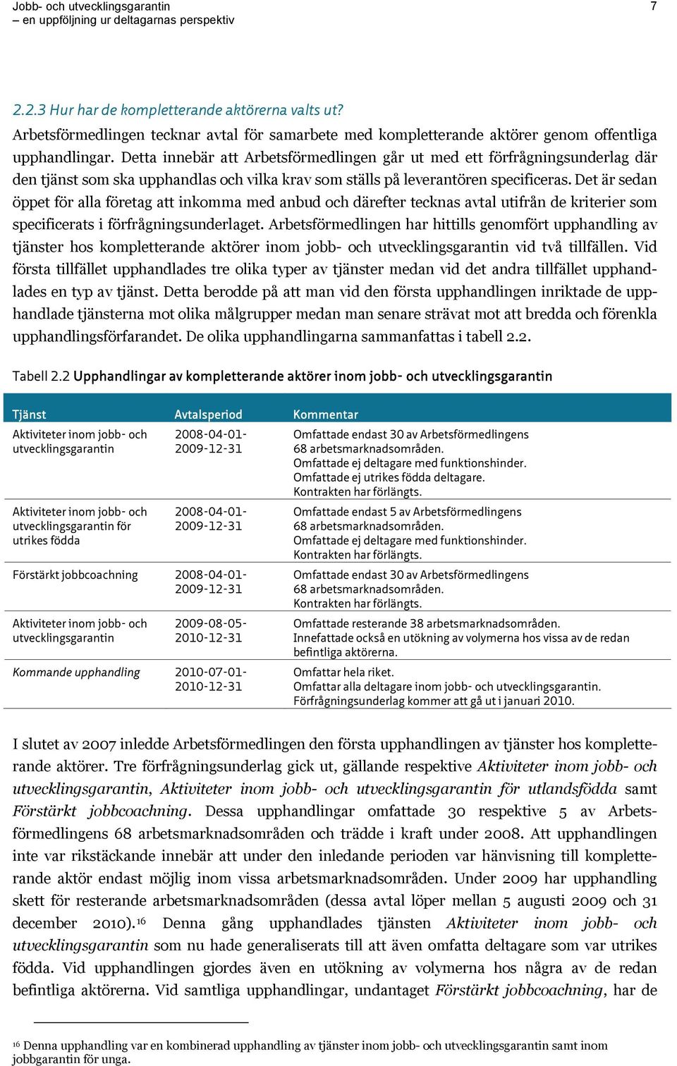 Det är sedan öppet för alla företag att inkomma med anbud och därefter tecknas avtal utifrån de kriterier som specificerats i förfrågningsunderlaget.