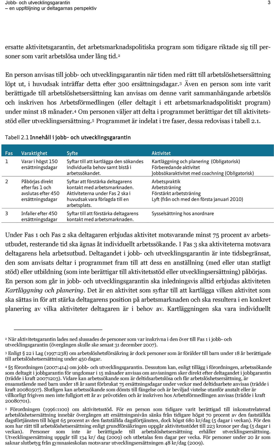 3 Även en person som inte varit berättigade till arbetslöshetsersättning kan anvisas om denne varit sammanhängande arbetslös och inskriven hos Arbetsförmedlingen (eller deltagit i ett