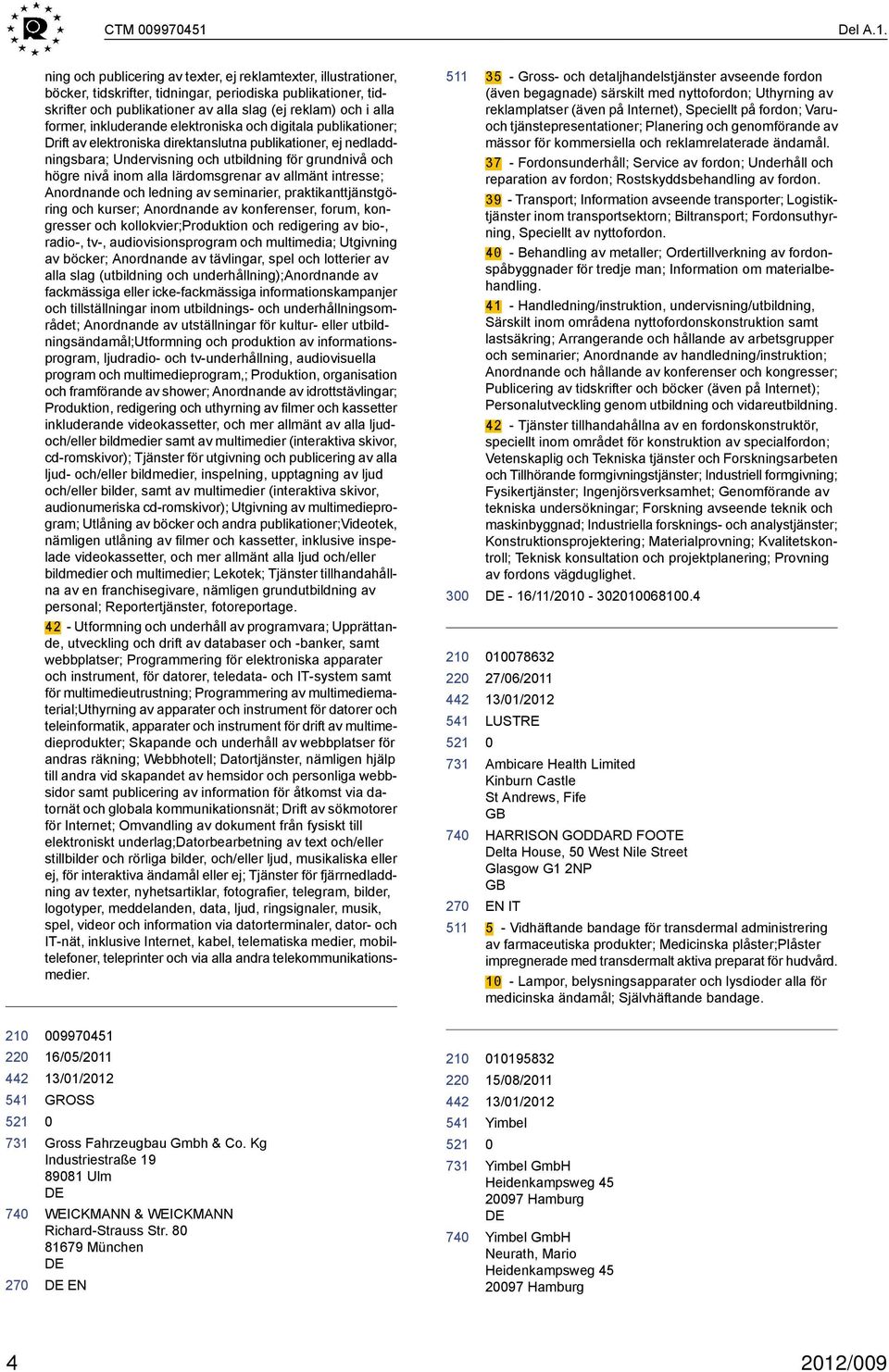 ning och publicering av texter, ej reklamtexter, illustrationer, böcker, tidskrifter, tidningar, periodiska publikationer, tidskrifter och publikationer av alla slag (ej reklam) och i alla former,