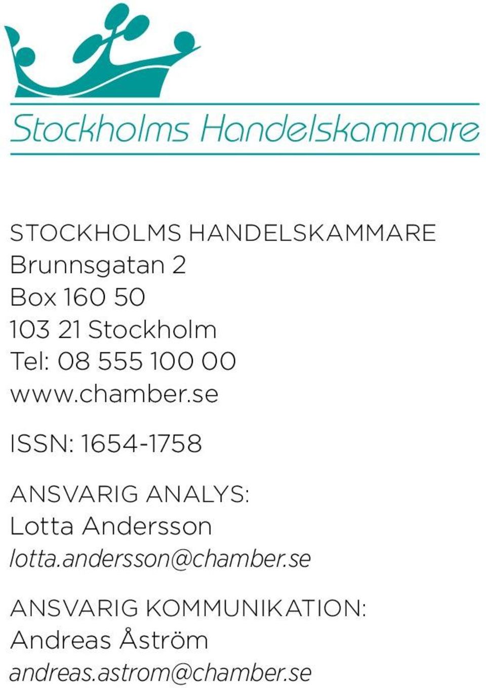 se ISSN: 1654-1758 ANSVARIG ANALYS: Lotta Andersson lotta.