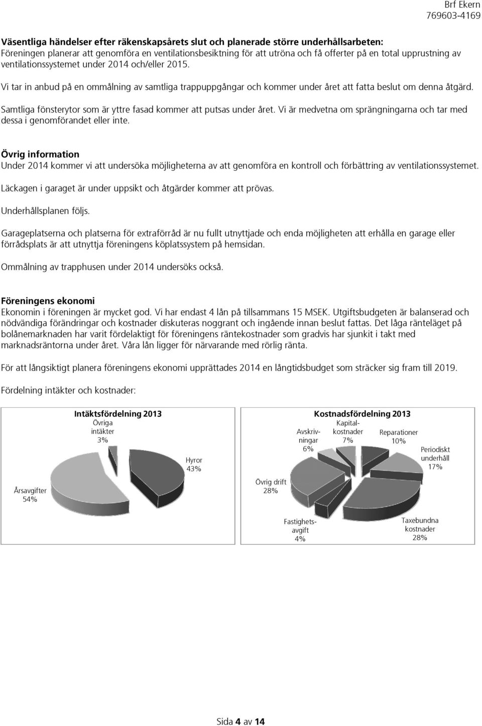 Samtliga fönsterytor som är yttre fasad kommer att putsas under året. Vi är medvetna om sprängningarna och tar med dessa i genomförandet eller inte.