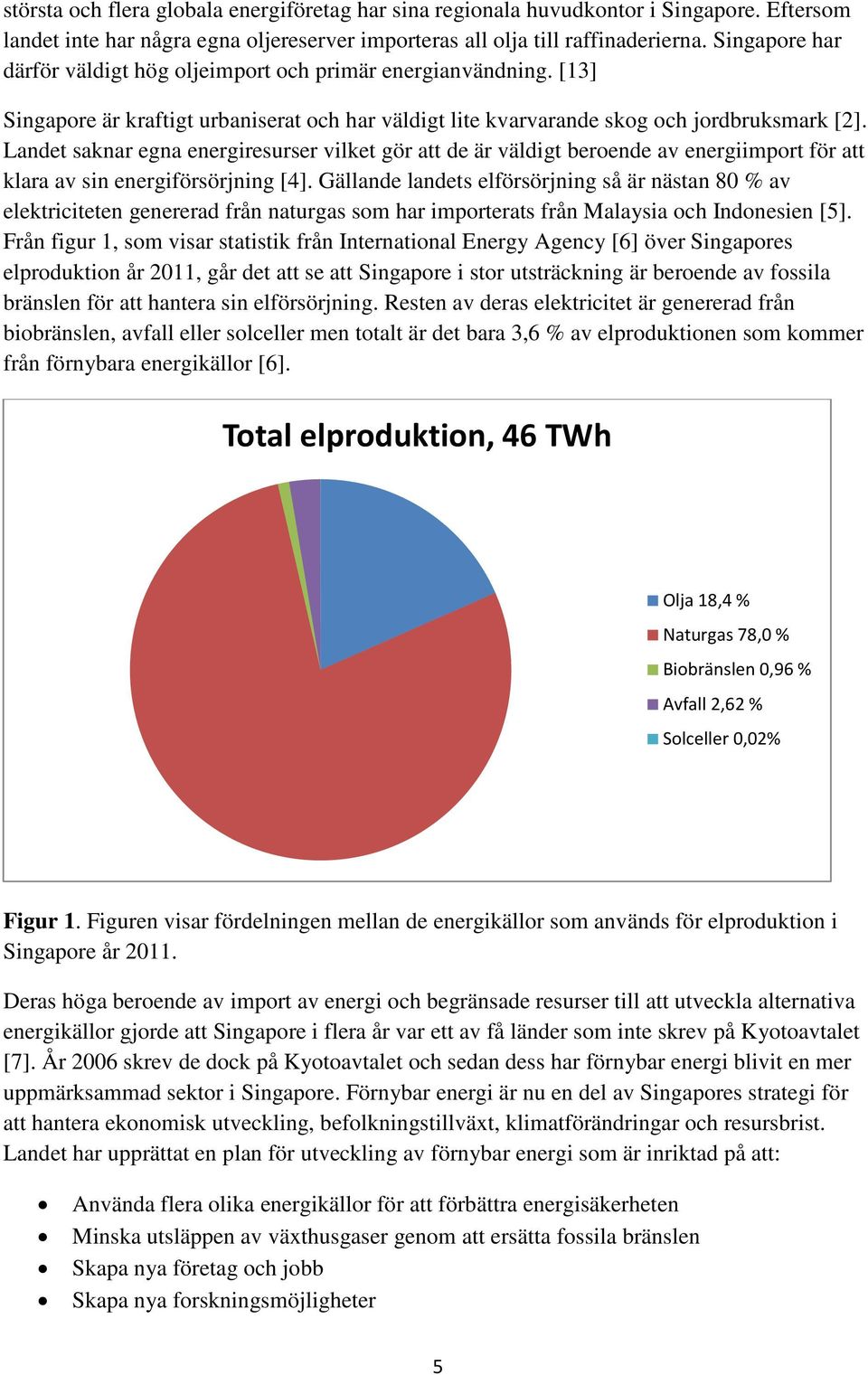 Landet saknar egna energiresurser vilket gör att de är väldigt beroende av energiimport för att klara av sin energiförsörjning [4].