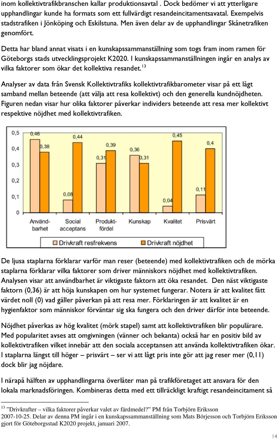 Detta har bland annat visats i en kunskapssammanställning som togs fram inom ramen för Göteborgs stads utvecklingsprojekt K2020.