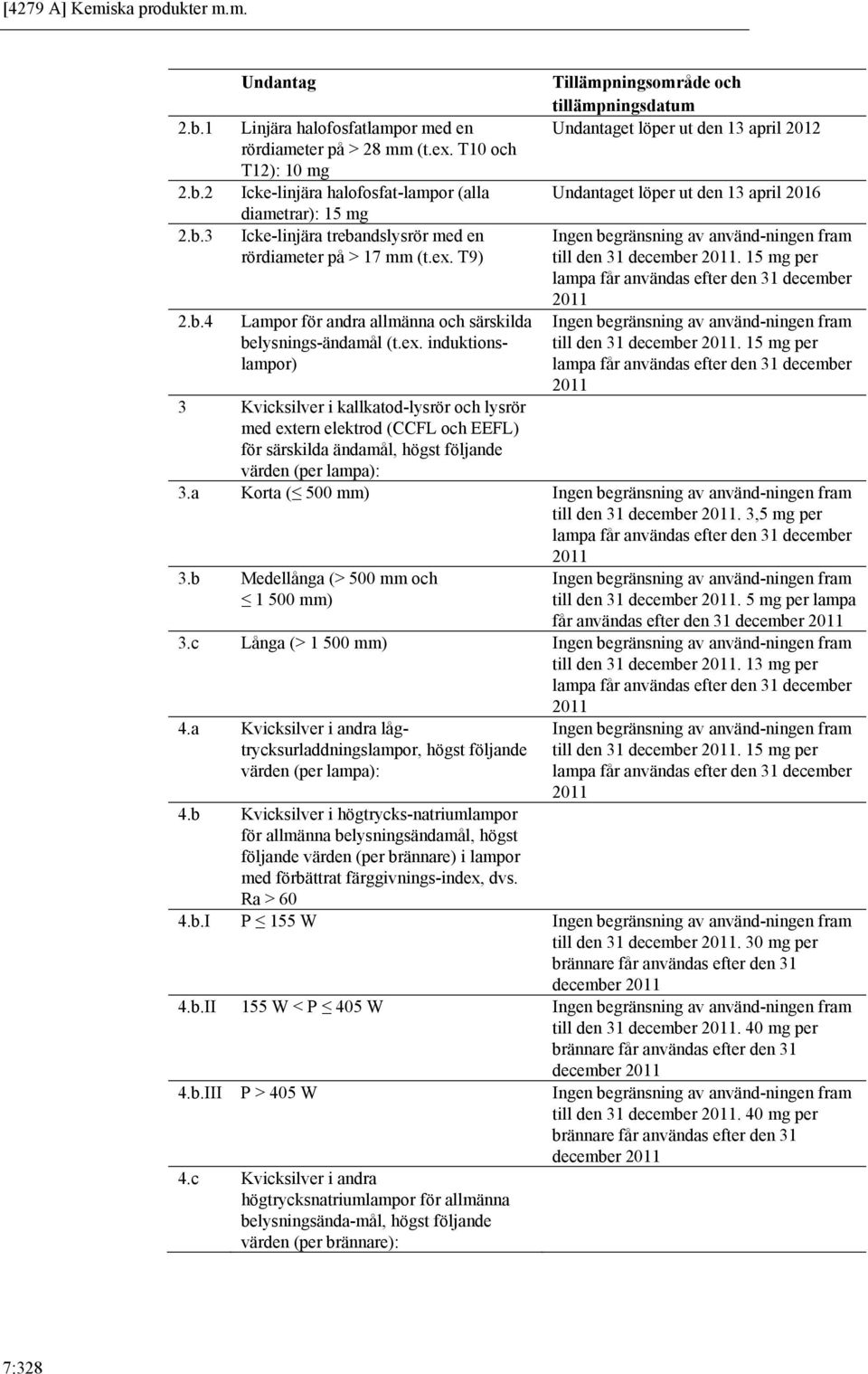 T9) Lampor för andra allmänna och särskilda belysnings-ändamål (t.ex.