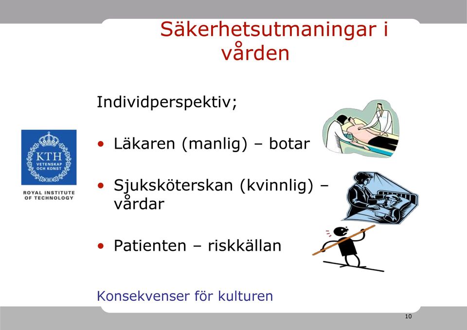 botar Sjuksköterskan (kvinnlig) vårdar