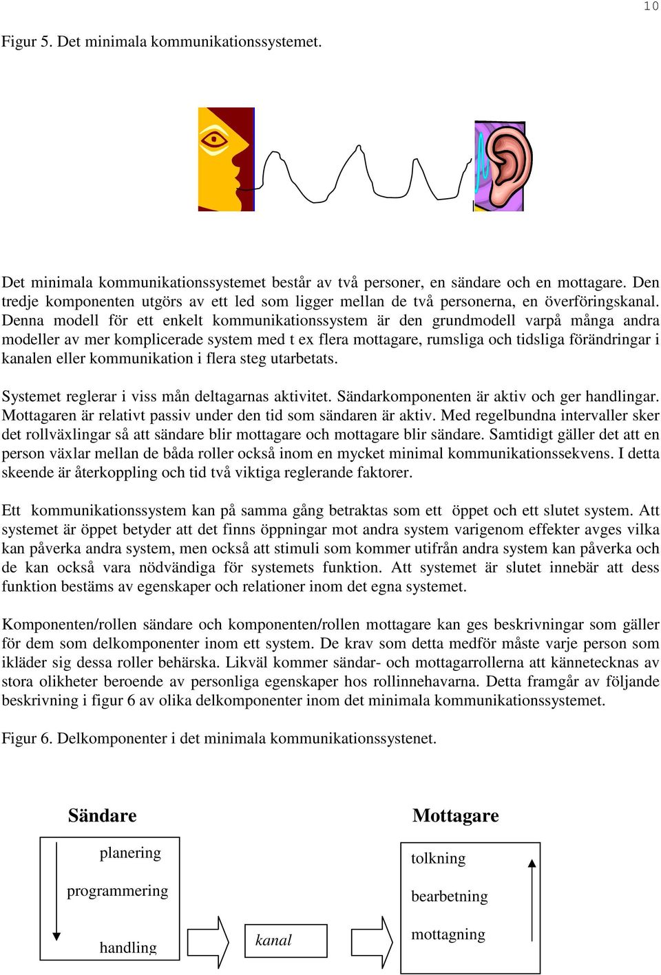 Denna modell för ett enkelt kommunikationssystem är den grundmodell varpå många andra modeller av mer komplicerade system med t ex flera mottagare, rumsliga och tidsliga förändringar i kanalen eller