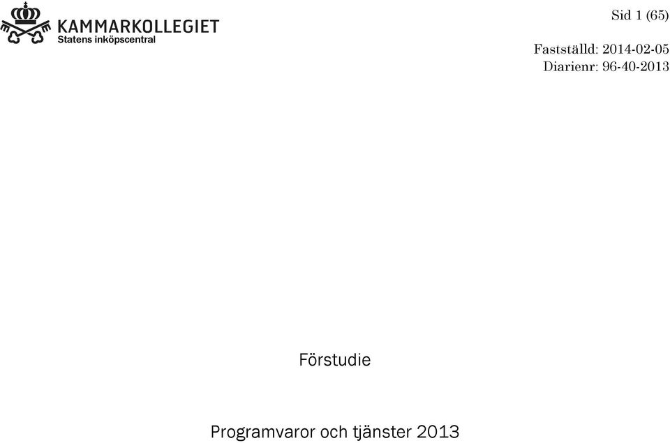 96-40-2013 Förstudie