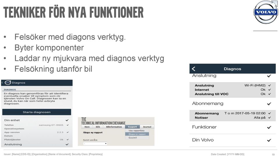 Byter komponenter Laddar ny